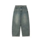 faded-effect wide-leg jeans 1