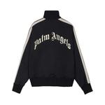 Трековые куртки Palm Angels Curved Logo Track Jacket 'Black/White' 2