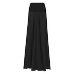 pleated elastic-waist skirt 1