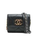 Стеганая сумка через плечо 19 Flap Coin Purse With Chain (2020 год) 1