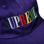 Бейсболка Supreme Multi Color Logo 6-Panel 'Purple' 3