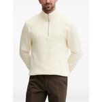 ribbed quarter-zip sweater 1