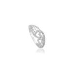 Кольцо с бриллиантом из белого золота Rlk02985-a01 1