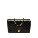 1994-1996 CC Quilted Lambskin Full Single Flap shoulder bag 1