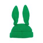 Шапки-бини Charles Jeffrey Loverboy Chunky Rabbit Beanie 'Green Stripe' 2