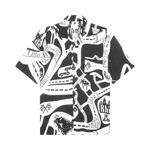 Рубашки Rhude Strada Silk Shirt 'Black/White' 1