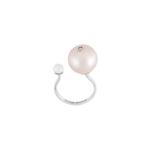 Кольцо Pearl Piercing из белого золота с бриллиантом 1