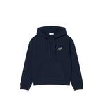 logo-patch drawstring hoodie 1