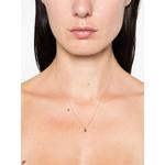 18K yellow gold heart-shaped garnet necklace 2