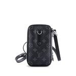 Клатч Double Phone Pouch Reverse Monogram Eclipse Canvas 2