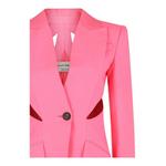 Пиджаки Alexander McQueen Slashed Single-Breasted Blazer 'Розовый' 3
