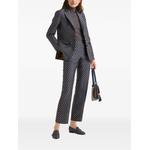 geometric-jacquard flared trousers 2