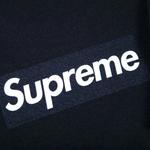 Футболки Supreme Box Logo Long-Sleeve Tee 'Navy' 2