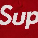 Шапки Supreme Big Logo Beanie 'Red' 3