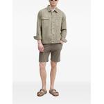 checkerboard-pattern drawstring shorts 2