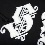 Худи Supreme Old English Wrap Hooded Sweatshirt 'Черный' 3