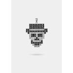 Кулон Pixel Fedora Skull 015 1