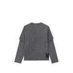 layered-sleeve panelled T-shirt 2