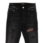 Amiri Distressed MX1 Bandana Skinny Jeans 'Черный' 3