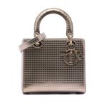 2016 Medium Metallic Patent Microcannage Lady Dior satchel 1