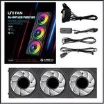 LIAN LI UNI FAN SL-INF LCD FLEX 120mm комплект из 3 вентиляторов - Black черный 3