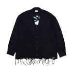 Кардиганы BAPE Logo Distressed Cardigan 'Black' 1