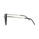 Очки Saint Laurent Cat Eye-Frame Acetate Солнцезащитные очки 'Black Silver' 3