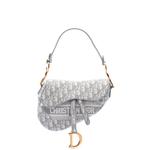Сумка на плечо Oblique Embroidered Canvas Saddle Bag (2020 год) 1