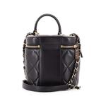 Trendy CC Top Handle Vanity Case Quilted Lambskin Small shoulder bag 4