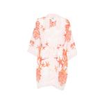 starfish-print belted coat 1