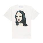 Футболки Off-White Mona Lisa Short-Sleeve Over Tee «White/Black» 1
