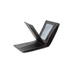 Мужской RFID двойной ID бифолд кожаный кошелек EWB 40159 5