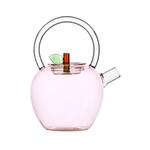 Стеклянный чайник Apple (18 см) 2