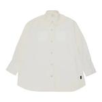Рубашка на пуговицах Courrèges Mega Size Dry Denim 'Heritage White' 1
