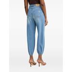 elasticated-cuff jeans 3