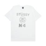 Футболки Stussy N°4 Tee 'White' 1