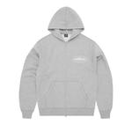 Толстовки на молнии Corteiz Island Puff Print Zip Hoodie 'Heather Grey' 1