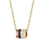 Подвеска Quatre Classique из белого, желтого и розового золота 1
