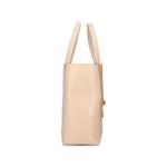 Spin logo-print calf leather tote bag 3