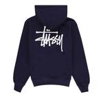 Худи Stussy Basic Hood 'Темно-синий' 2