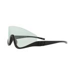 Солнцезащитные очки Gucci Shield-Frame Injection 'Черный/Зеленый' 2