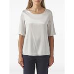 satin-finish short-sleeve top 1