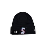Шапки-бини Supreme x New Era S Logo Beanie «Navy» 1