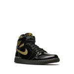 Кроссовки Air Jordan 1 High Black Metallic Gold 2