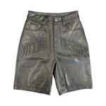 Bottega Desires Leather Shorts 'Серый' 1
