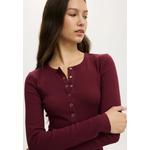 Топ с длинным рукавом Blake Rib Henley 3