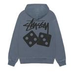 Толстовки на молнии Stussy Dice Zip Hoodie Pigment Dyed 'Navy' 2