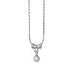 TOMEI [Эксклюзив онлайн] Подвеска-бант Pearl-fect I Серебро 3