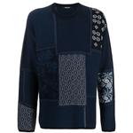 Свитер "интарсия" с принтом Oriental Patchwork 1