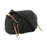 Сумки через плечо Tory Burch T Monogram Denim Pocket Crossbody 'Черный' 2